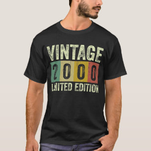 Vintage 2000 22 jaar oud 22 jaar oud t-shirt
