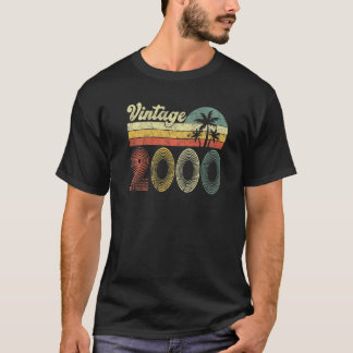 Vintage 2000 Made In 2000 22nd Birthday 22 Year Ol T-shirt
