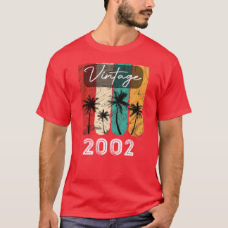 Vintage 2002 geboren in 2002 vrienden t-shirt