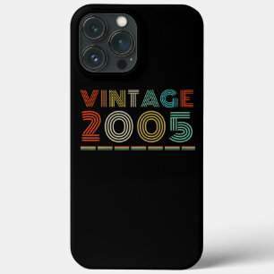 Vintage 2005 17 jaar oud cadeau 17e verjaardag iPhone 13 pro max hoesje