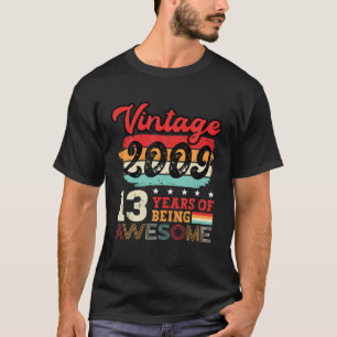 Vintage 2009 13e verjaardag Legend dag 13 jaar oud T-shirt