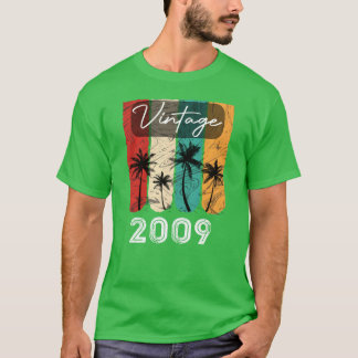 Vintage 2009, geboren in 2009 familie t-shirt