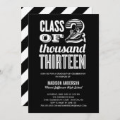 VINTAGE 2013 | INVITATION DE LA FÊTE DE DIPLÔME (Devant / Derrière)