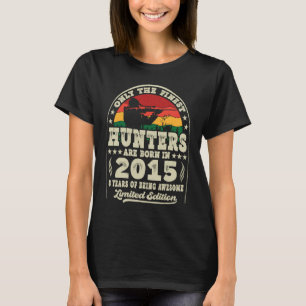 vintage 2015 8e eeuw voor de achtjarige oudere jag t-shirt