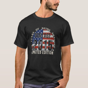 Vintage 2015 Limited Edition 10-jaars geschenken 1 T-shirt