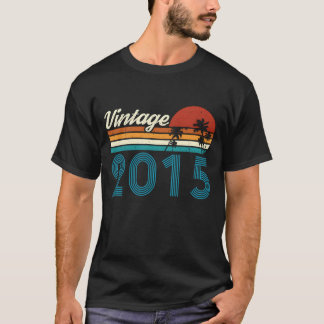 Vintage 2015 Verjaardag Retro Vintage jongen T-shirt