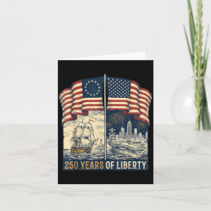 Vintage 250 Jaar Amerikaans 1776-2026 250ste Kaart