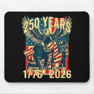 Vintage 250ste verjaardag 1776-2026 amerikaanse vl muismat