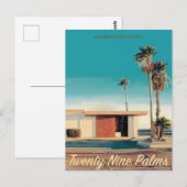 Vintage 29 Briefkaart voor reizen (Voorkant / Achterkant)