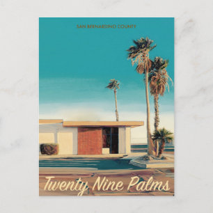 Vintage 29 Briefkaart voor reizen