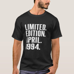 Vintage 30 Birthday I Limited Edition April 1994 L T-shirt