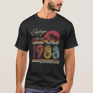 Vintage 33Rd Birthday December 1988 33 Quarantine T-shirt