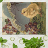 Vintage 3 Paasvakantie Theedoek (Gevouwen)