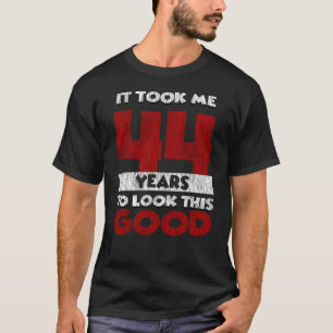 Vintage 44 Jaar Oud Grappig 44e Verjaardagscadeau T-shirt