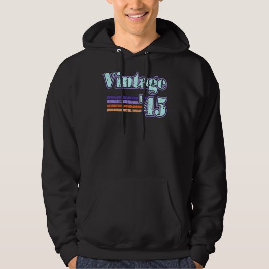 Vintage 45 hoodie (Voorkant)