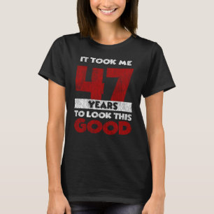 Vintage 47 Jaar Oude Grappige 47e Verjaardagscadea T-shirt