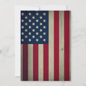 Vintage 4 juli BBQ Uitnodiging (Achterkant)