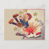 Vintage 4 juli Briefkaart (Voorkant)