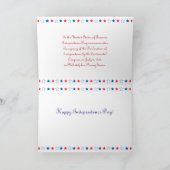 Vintage 4 juli Kaart (Binnen)