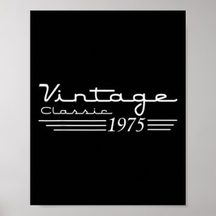 Vintage 50e anniversaire Décorations Vintage 1975