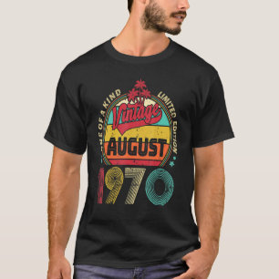 Vintage 52e Geweldige sinds augustus 1970 EP T-shirt