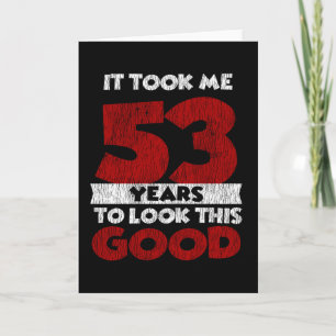 Vintage 53 Jaar Oud Funny 53e Verjaardagscadeau Kaart