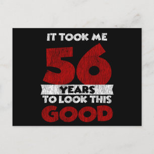 Vintage 56 Jaar Oud Grappig 56e Verjaardagscadeau Briefkaart
