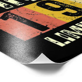 Vintage 60 Geboortedag Foto Afdruk (Hoek)