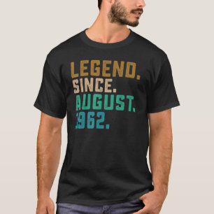 Vintage 60 jaar oude 60e verjaardag Legende sinds T-shirt