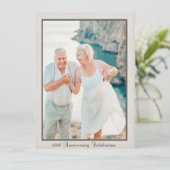 Vintage 60ste verjaardagsviering kaart (Staand voorkant)