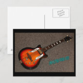 Vintage '64 Briefkaart van de vliegbaan (Voorkant / Achterkant)