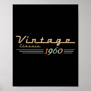 Vintage 65e anniversaire Décorations Vintage 1960
