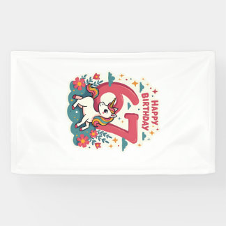 Vintage 67th Birthday Unicorn Rainbow Cute Cartoon Spandoek
