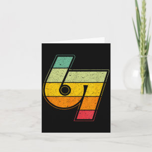 Vintage 6 7 Meme Six Seven Logo Namaste Grappige H Kaart