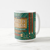 Vintage 80s computer-moederbord 'Powered By Nosta' Koffiemok (Voorkant rechts)