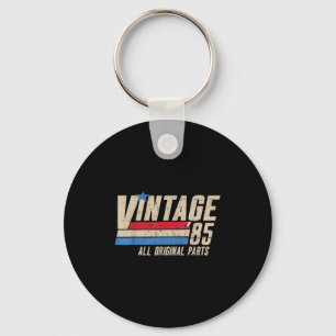 Vintage 85 Retro 40e Verjaardag 1985 Dad 40 voor M Sleutelhanger
