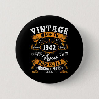 Vintage 85e verjaardagscadeaus mannen vrouwen grap ronde button 5,7 cm