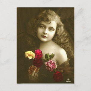 Vintage 9 briefkaart
