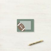 Vintage aangepaste voetbal Post It Notes cadeau (Op bureau)