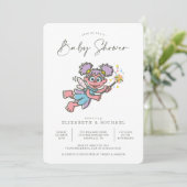 Vintage Abby Cadabby Baby shower Invitation (Debout devant)