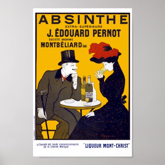Vintage Absinthe Advertisement Poster (Voorkant)