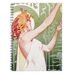 Vintage Absinthe Robette ad Art Nouveau Notitieboek