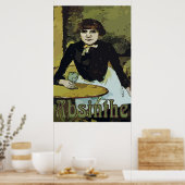 Vintage Absinthe Woman, Poster (Keuken)