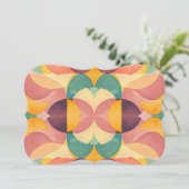 Vintage Abstract Pattern Kaart (Staand voorkant)