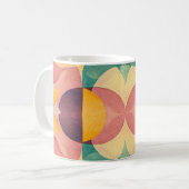 Vintage Abstract Pattern Koffiemok (Voorkant links)