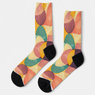Vintage Abstract Pattern Sokken