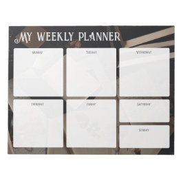 Vintage Academia Weekly Planner Notitieblok