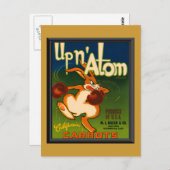 Vintage Ad Carrots Briefkaart (Voorkant / Achterkant)