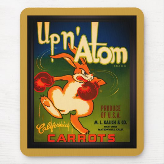 Vintage Ad Carrots Muismat (Voorkant)