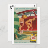 Vintage Ad Poster Briefkaart (Voorkant / Achterkant)
